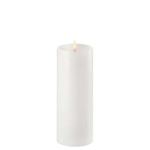 Bloklys LED w/shoulder Nordic White 7,8 x 20 cm - Uyuni
