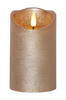 Bloklys Flamme Rustic LED 12,5 cm