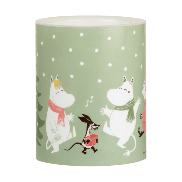 Muurla Moomin bloklys LED 12,5 cm Festive spirits