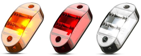 LED markeringslygte, 12 / 24v - Dinled - Markeringslys
