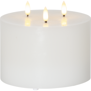 Star Trading Flamme Pillar LED bloklys, batteri