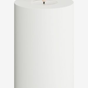 DeluxeHomeart - LED udend⌀rs bloklys 10x15 cm - Hvid - Dekorationsbelysning - - Homeroom