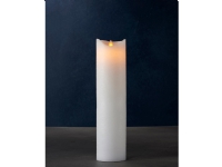 Sirius Sara Exclusive LED Vokslys Hvid - Ø 7,5 - H 30 cm