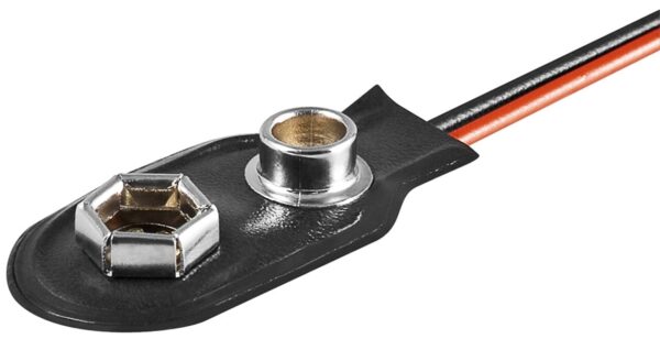 1x 9V Blok I-ledning