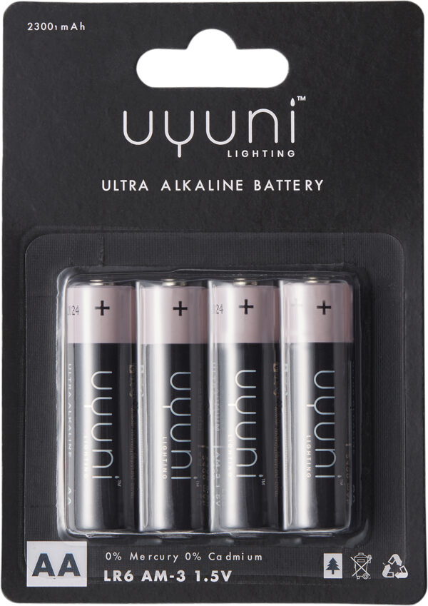 AA Battery, 1,5V, 2300mah 4 Pack