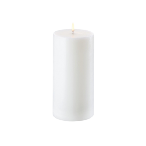 LED Pillar bloklys - H:20 x Ø:10 cm