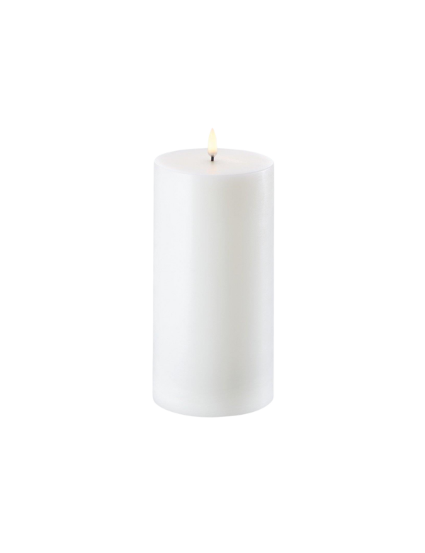 LED Pillar bloklys - H:20 x Ø:10 cm