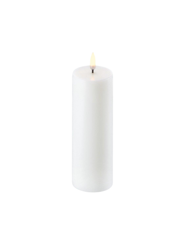 LED bloklys - H:15 x Ø:6 cm
