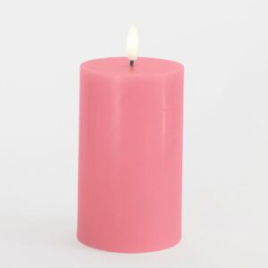 Sirius - Sille Bloklys Old Rose, Ø7,5xH12,5cm