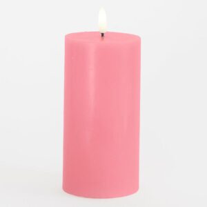 Sirius - Sille Bloklys Old Rose, Ø7,5xH15cm