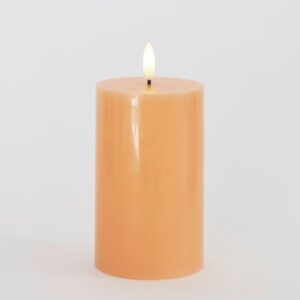 Sirius - Sille Bloklys Peach, Ø7,5xH12,5cm