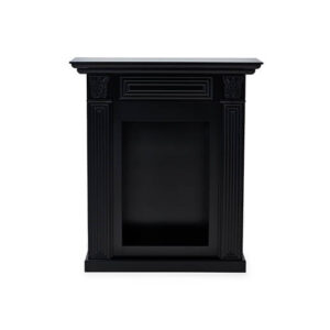 Warren åben pejs modern black