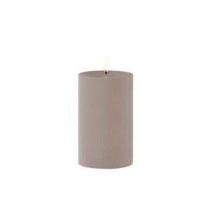 Uyuni Lighting LED Pillar udendørs bloklys - H15 cm - Sandstone