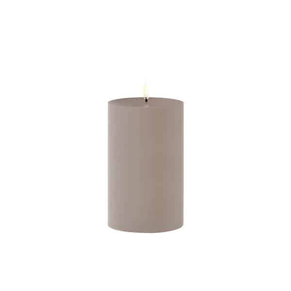 Uyuni Lighting LED Pillar udendørs bloklys - H15 cm - Sandstone