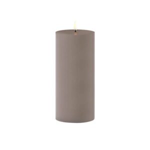 Uyuni Lighting LED Pillar udendørs bloklys - H20 cm - Sandstone