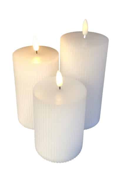 Da'core LED Bloklys M/riller 3-pak