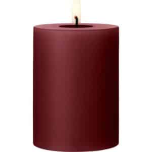 Ester & Erik LED bloklys, 10 cm, bordeaux