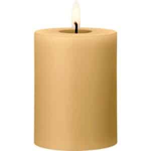 Ester & Erik LED bloklys, 10 cm, karry gul