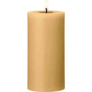 Ester & Erik LED bloklys, 15 cm, karry gul