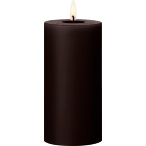 Ester & Erik LED bloklys, 15 cm, mørkebrun