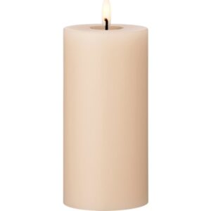 Ester & Erik LED bloklys, 15 cm, støvet lyserød