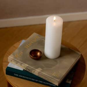 Rika LED bloklys ø 7.5 x 15 cm