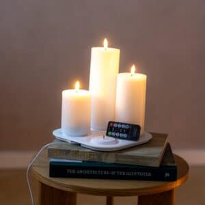 Sia startsæt bloklys Ø 7.5 cm 5 dele