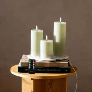 Sia startsæt bloklys Ø 7.5 cm 5 dele Grøn