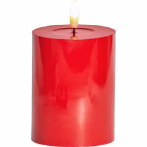 Sirius Sille LED bloklys, batteri, rød, H10 cm