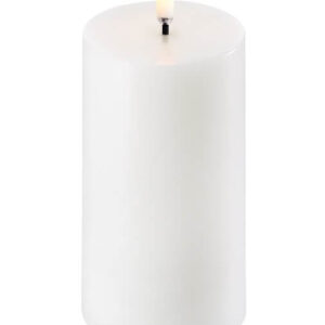 Uyuni LED bloklys Nordic White Smooth 5,8x10 cm