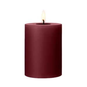 ester & erik LED bloklys - deep wine - 10 cm