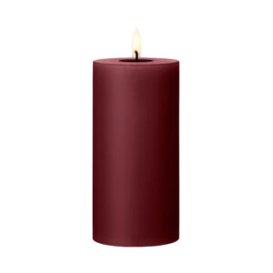 ester & erik LED bloklys - deep wine - 15 cm