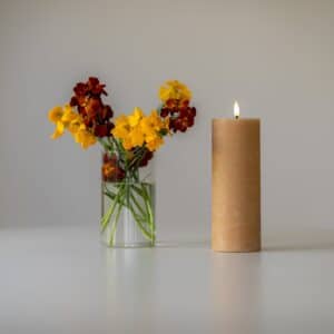 Luna LED bloklys ø 7.5 x 20 cm