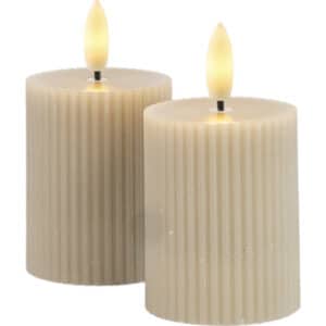 Sirius Smilla LED bloklys, genopladelig, grå