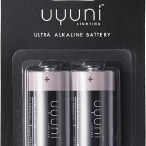 C Battery, 1,5V, 6700 mAh 2 Pack
