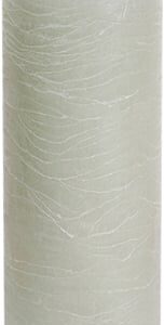 LED Pillar Candle, Dusty Green, Rustic, 7,8x20 cm