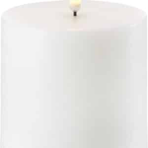 LED Pillar Candle Nordic White - 10,1 x 10 cm