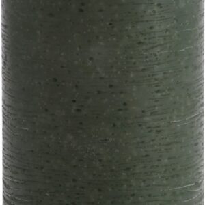 LED Pillar Candle, Olive Green, Rustic, 7,8 x 15,2 cm 4/24
