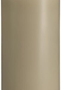 Moods & More LED Pillar Candles, Silk, Melted, Kit Grey, 4