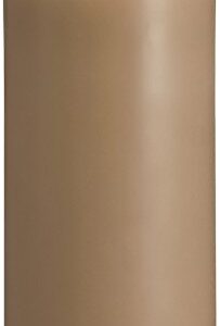 Moods & More LED Pillar Candles, Silk, Melted, Sand, 49x12