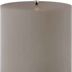 Outdoor LED Pillar Candle, Sandstone, 8,4x10 cm