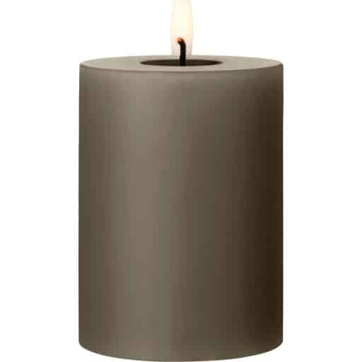 Ester & Erik LED bloklys, brun, 10 cm