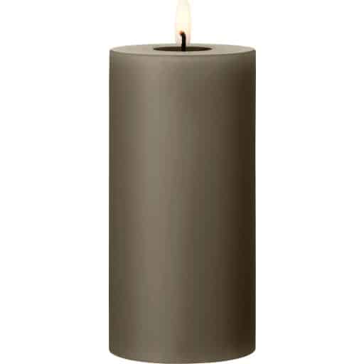 Ester & Erik LED bloklys, brun, 15 cm