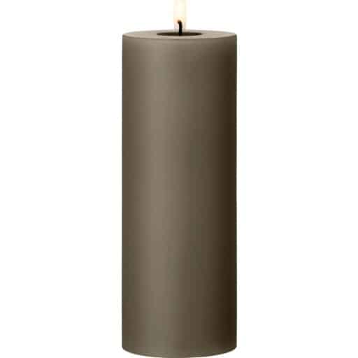 Ester & Erik LED bloklys, brun, 20 cm