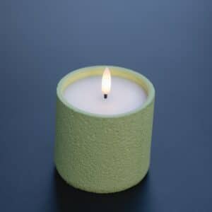 Sia LED bloklys genopladelig ø 8.5 x 8 cm. Grøn (Sendes fra 13 maj)