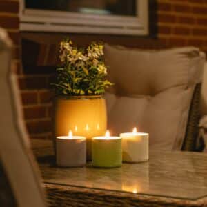 Sia Startsæt bloklys i cement 4 dele