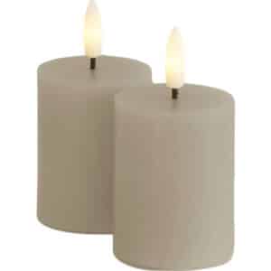 Sirius Sille LED bloklys, batteri, grå