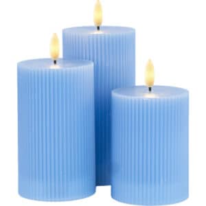 Sirius Smilla LED bloklys, genopladelig, blå