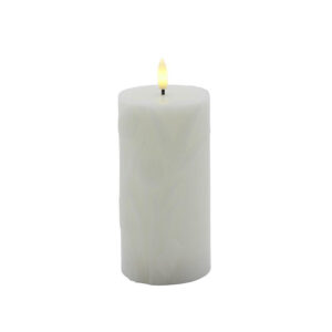 Tulisa LED stearinlys - creme