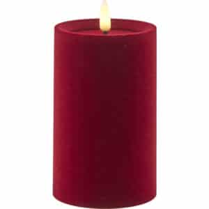 Sirius Sille velour LED bloklys, H12,5 cm